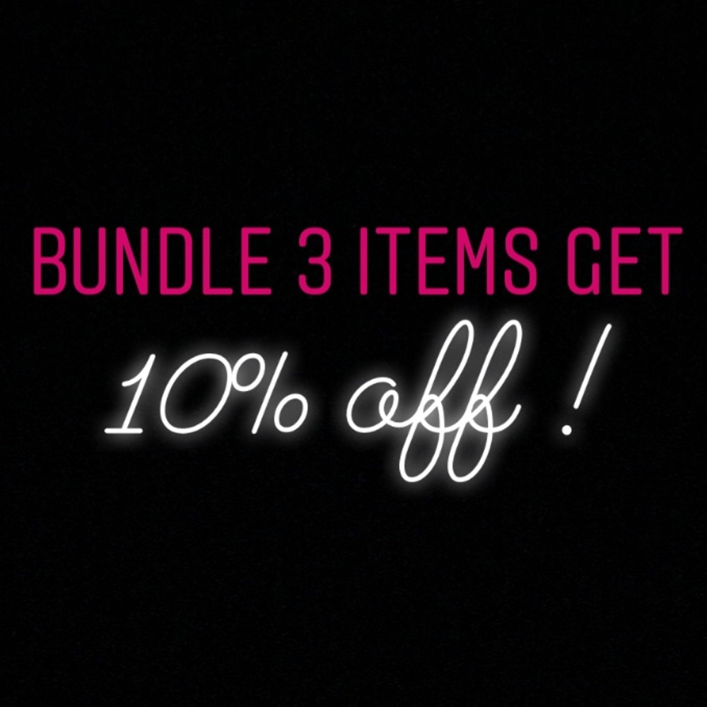 Bundle 3 For 10% Discount